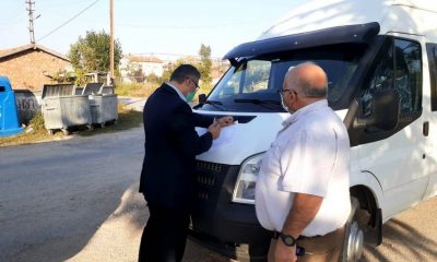 SULUOVA’DA TAŞIMALI OKUL SERVİS ARAÇLARI DENETLENDİ