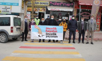 SULUOVA’DA YAYA GEÇİTLERİNDE “KIRMIZI ÇİZGİ” DÖNEMİ BAŞLADI