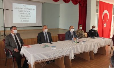 ŞUBAT AYI MUHTARLAR-HALK-GÜVENLİK TOPLANTISI YAPILDI