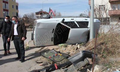 SULUOVA’DA TRAFİK KAZASI; 1 YARALI
