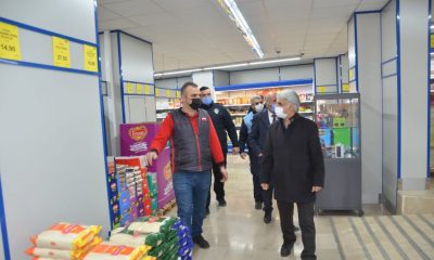 ZABITA EKİPLERİ MARKETLER DENETLEME YAPTI