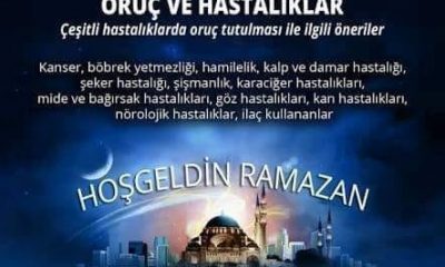 SULUOVALI ECZACILARIMIZDAN ORUÇ VE İLAÇ REHBERİ