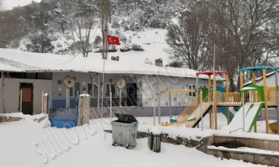 SULUOVA SOKU KÖYÜNE KIŞ GERİ GELDİ