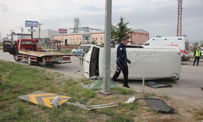 SULUOVA’DA TRAFİK KAZASI; 4 YARALI