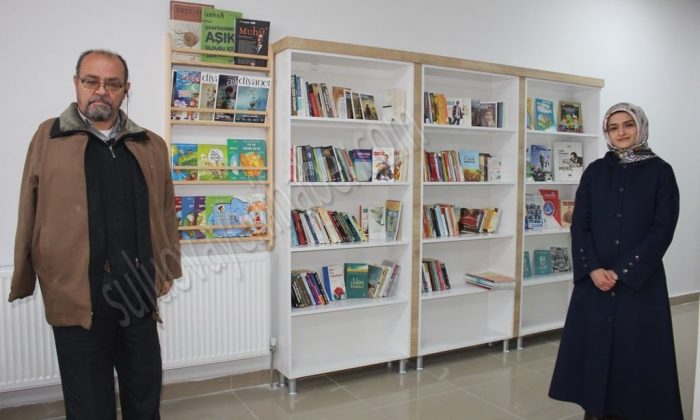 SAKATLAR DERNEĞİNDE KÜTÜPHANE OLUŞTURULDU