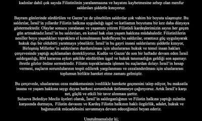 BELEDİYE MECLİSİ, İSRAİL’İN MESCİD-İ AKSA’DAKİ SALDIRILARINI KINADI