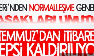İÇİŞLERİ BAKANLIĞI 1 TEMMUZ KADEMELİ NORMALLEŞME GENELGESİ YAYIMLADI