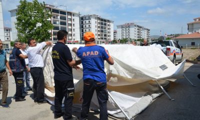 AFAD’DAN İTFAİYE PERSONELİNE ÇADIR EĞİTİMİ VERİLDİ