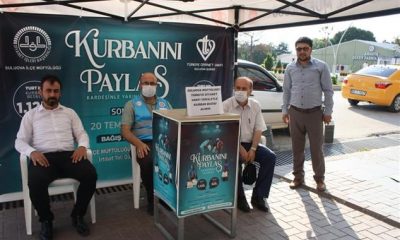 MÜFTÜ SITKI KAYA VEKALETLE KURBAN BAĞIŞ ÇADIRINI ZİYARET ETTİ