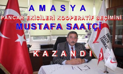 AMASYA PANCAR EKİCİLERİ KOOPERATİF SEÇİMLERİNİ MUSTAFA SAATÇİ KAZANDI.