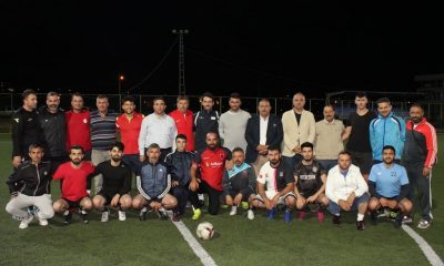 SULUOVALI VETERANLAR İLE GENÇ FUTBOLCULAR KAYNAŞMA MAÇINDA KARŞILAŞTI