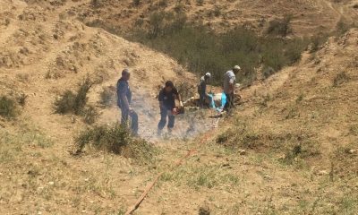 UÇURUMDA 2 GÜNDÜR MAHSUR KALAN HAYVANI İTFAİYE KURTARDI.