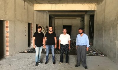 YENİ ŞEKER CAMİNİN MESCİT BÖLÜMÜ İBADET İÇİN HAZIRLANIYOR.