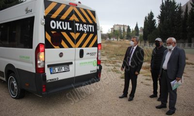 YÜZ YÜZE EĞİTİMİN İLK GÜNÜNDE ÖĞRENCİ SERVİS ARAÇLARI DENETLENDİ