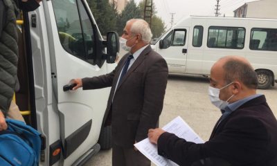 TAŞIMALI EĞİTİM YAPAN ÖĞRENCİ SERVİS ARAÇLARI DENETLENDİ