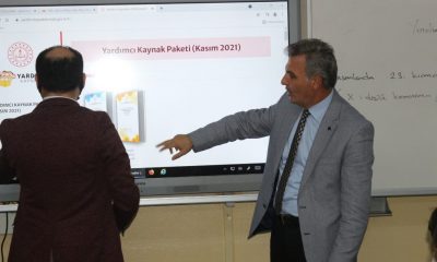 MÜDÜR AHMET DAVU, “DESTEKLEME Ve YETİŞTİRME KURSLARI”NI ZİYARET ETTİ