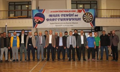 ÖĞRETMENLER GÜNÜ “MASA TENİSİ VE DART TURNUVALARI” SONA ERDİ