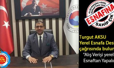 TSO BAŞKANI AKSU; ‘YEREL ESNAFA DESTEK´ KAMPANYASI BAŞLATTI