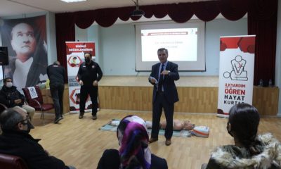 EĞİTİM CAMİASINA İLK YARDIM EĞİTİMİ KURSU VERİLDİ