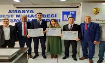 GENÇ MALİ MÜŞAVİRLER RUHSATLARINI ALDI