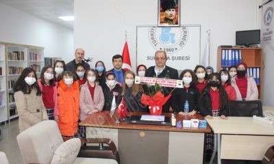 ŞEHİT RECEP İNCE OKULUNDAN SAKATLAR DERNEĞİNE ANLAMLI ZİYARET.