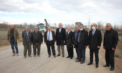 SULUOVA – MERZİFON HAVALİMANI YOLU ASFALTLANIYOR