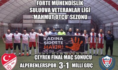 SULUOVA VETERANLAR LİGİNDE ÇEYREK FİNAL MAÇLARI TAMAMLANDI