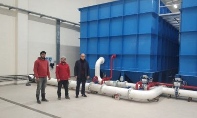İÇME SUYU ARITMA TESİSİNDE DENEME ÇALIŞMALARI BAŞLIYOR