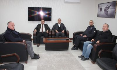 KAYMAKAM VE BELEDİYE BAŞKANINDAN, JANDARMA, EMNİYET, VE İTFAİYE ‘YE YENİ YIL ZİYARETİ