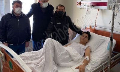 TREN KAZASINDA AYAĞINI KAYBEDEN FUTBOLCU EREN BULUT’TAN SELAM VAR.