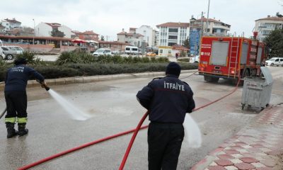 SULUOVA BELEDİYEMİZ CADDE, SOKAK VE KALDIRIMLARI YIKIYOR