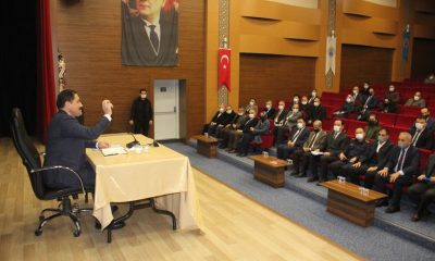 VALİMİZ MASATLI, SULUOVALI MUHTARLARLA TOPLANTI DÜZENLEDİ