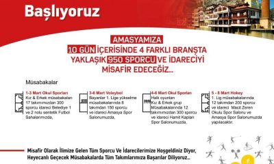 AMASYA SPORA DOYACAK, ŞEHİRLERİN ŞEHZADESİNDE ŞÖLEN