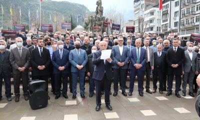 28 ŞUBAT DARBESİ PROTESTO EDİLDİ
