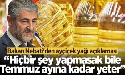 BAKAN NEBATİ’DEN AYÇİÇEK YAĞI AÇIKLAMASI.-