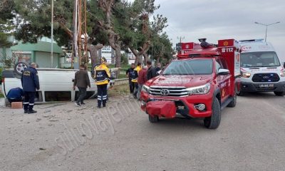 SULUOVA’DAKİ TRAFİK KAZASINDA 1 KİŞİ YARALANDI