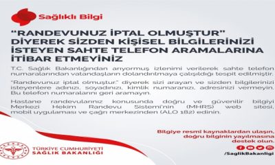 TELEFON DOLANDIRICILARININ YENİ TUZAĞINA SAKIN DÜŞMEYİN !