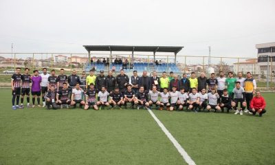 SPOR CAMİASINDAN POLİS TEŞKİLATINA PLAKET VE ÇİÇEK