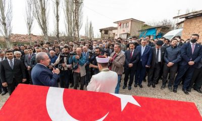 TBMM BAŞKANI ŞENTOP’UN VEFAT EDEN KORUMA POLİSİ AMASYA HAMAMÖZÜNDE DEFNEDİLDİ