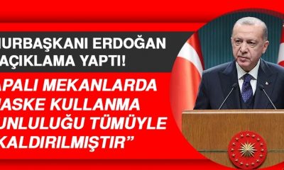 KAPALI ALANLARDA MASKE KULLANMA ZORUNLULUĞU KALKTI