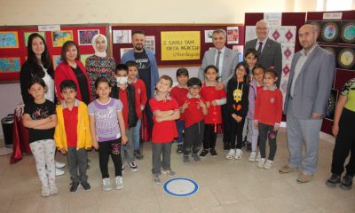 TOKİ ÇELEBİ MEHMET İLKOKULU’NDA “BİN BİR RENK BİN BİR SANAT” SERGİSİ AÇILDI