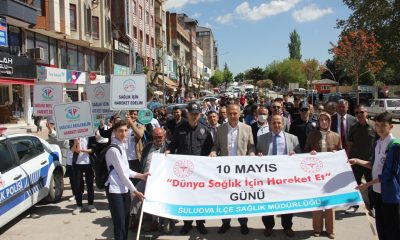 SULUOVA’DA “SAĞLIK İÇİN HAREKET ET” YÜRÜYÜŞÜ YAPILDI