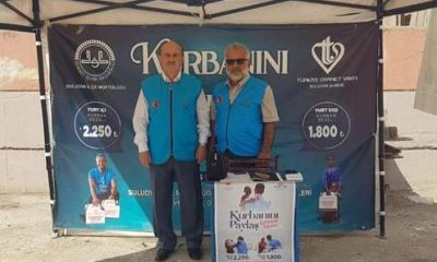 SULUOVA MÜFTÜSÜ SITKI KAYA, KURBAN BAĞIŞI STANTLARINI ZİYARET ETTİ