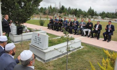 SULUOVA’DA, 15 TEMMUZ ANMA PROGRAMI KAPSAMINDA ŞEHİTLİK ZİYARET EDİLEREK MEVLİD-İ ŞERİF OKUNDU