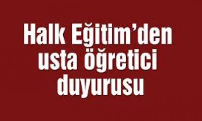 USTA ÖĞRETİCİ BAŞVURU DUYURUSU
