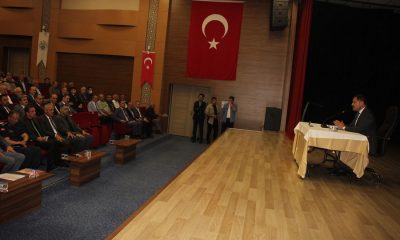 VALİMİZ MASATLI, SULUOVALI MUHTARLARIN SORUNLARINI DİNLEDİ