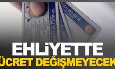 ESKİ TİP SÜRÜCÜ BELGELERİNİN DEĞİŞTİRME ÜCRETİ 31 ARALIK 2024’E KADAR AYNI KALACAK