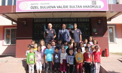 İTFAİYEDEN VALİDE SULTAN ANAOKUL MİNİKLERİNE SEMİNER