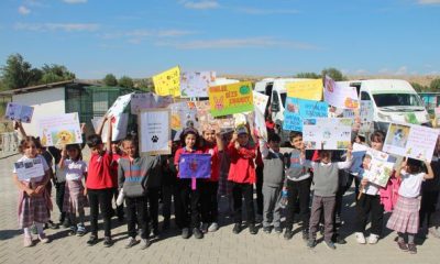 ŞEKER İLKOKUL MİNİKLERİ HAYVAN BARINAĞINI ZİYARET ETTİ