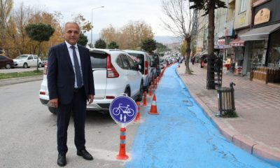 SULUOVA’DA BİSİKLET YOLU ÇALIŞMALARI BAŞLADI
